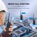 Retevis RT86A Long Range Walkie Talkies,Heavy Duty Durable 2 Way Radio with Earpiece,Professional Two Way Radio High Power,Group Call,Easy Pairing,2500mAh Rechargeable,for Industrial Warehouse(10Pack)
