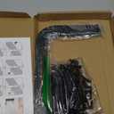 DELLAN Mattress Slide Stopper, Non-Slip Gripper Retainer Bar, Mattress Holder for 1.5"x 2.9" Metal Bed Frame to Prevent Sliding (4 Pack), Regular, Black