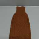 PUPTECK Winter Cat Sweater Coat - Soft Warm Cold Weather Clothes Knitwear for Kittens & Small Dogs Indoor Outdoor Wearing, Knitted Classic for Doggies Kitties Girls Boys, Brown, M