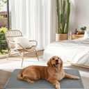 Large Dog Bed - Dog Crate Bed Orthopedic Large Sized Dog Beds,Washable & Waterproof Cover Big Plush Comfort Pet Bed Mat, Egg Crate Foam Bed (35.0"L22.0"W3.5"Th)