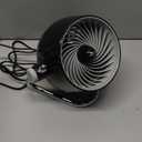 Vornado Pivot3 Compact Air Circulator Fan with Pivoting Axis, 3 Speed Settings, Removable Grill for Cleaning, Perfect for Home, Office, Dorm Use, Black