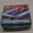 Premium Inflatable Tanning Pool Lounger | Large Inflatable Tanning Bed for Adults - 4 in 1 Multipurpose Suntan Tub | Pool Floats Adults, Inflatable Pool Float | Tanning Float - Sunbathing Pool Raft