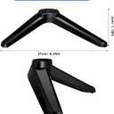PRETYZOOM Tv Stand for 32-55 Inch Tvs Tabletop Mounting Bracket with Screws Compatible with Tc Brackets Stable Non-Slip Base Easy Installation 8.26X2.36X1.18 Inches