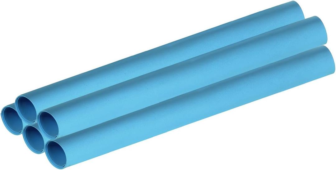 MECCANIXITY EVA Foam Sheets Lake Blue 20 Inch x 20 Inch 1mm Thick Crafts Foam EVA Sheets for Costumes, Arts and Crafts Projects Pack of 5