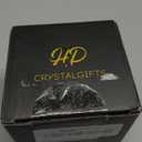 HDCRYSTALGIFTS 3'' Crystal Human Skull Head Statues Halloween Decor Glass Skull Figurines Sculpture for Home Decor,Colorful Skull