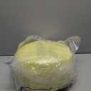 Round Foam Cushion Yellow,High Density Upholstery Foam for Bar Stool,Ottoman,Sofa,Chair,Thickness 1"/2"3"/4"/5"/6",Cut to Any Size Memory Foam (4" Thick - 12"x12")