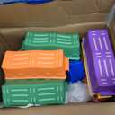 18 Pieces Non-Slip Balance Beam Stepping Stones for Kids 3 Years + Stackable Obstacle Course Balance Board for Toddlers Thicken Plastic Hold up 220LBS Indoor Outdoor Sensory Toy