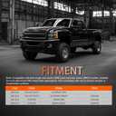 DEEAGLE 57275 Air Bags Suspension Kit for 2001-2010 Chevrolet Silverado 3500 2500HD, GMC Sierra 3500 2500HD, 5000Lbs of Load Leveling Capacity, Ride Rite Airbags for Trucks Rear Suspension