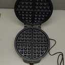 Cuisinart Belgian Waffle Maker, Round Waffle Iron, 6 Setting Adjustable Browning, Audible Alert, Nonstick Plates, WAF-200P1, Silver