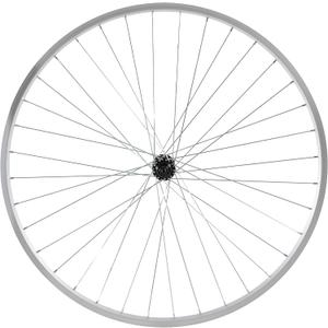 Hiland 26" 27.5" 28" x1.75" Alloy Bike Rim for 1.75 to 2.215 Inch Wide Tire, Front & Back MTB Wheelset with 7 Speed Freewheel, Bolt On Axle, Bicycle Accessories for Adult Bikes