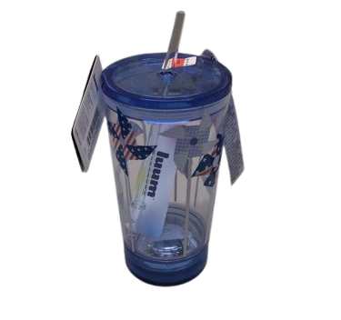 Luum Glo&Go Led 18 Oz Tumbler Firewrk