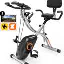 YOSUDA Folding Exercise Bike - Foldable Stationary Bike for Home Gym Workout
