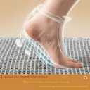 Waffle Bath Mat Upgraded Waffle Bath Mat Bathroom Rug Super Absorbent Non Slip Bathroom Rug Machine with Tassels Ideal for Hallway Bedroom Laundry Room(Beige,20 * 31in) (1'8" x 2'7" (Rectangular))