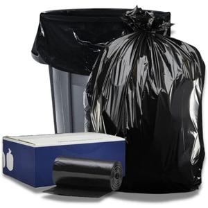 Plasticplace 95-96 Gallon Garbage Can Liners  1.2 Mil  Black Heavy Duty Trash Bags  Rolls  61 x 68 (15 Count) (15 Count (Pack of 1))