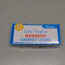 20 Pack Magnetic Cabinet Locks Baby Proofing - Vmaisi Children Proof Cupboard Drawers Latches - Adhesive Easy Installation (Standard)