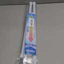 AIZESI 2pcs Spring Tension Rods Adjustable 26 to 39 inch Small Tension Curtain Rod No Drilling Expandable Spring Loaded Curtain Rod,Suitable for Doors and Windows 28 to 36 inch, White