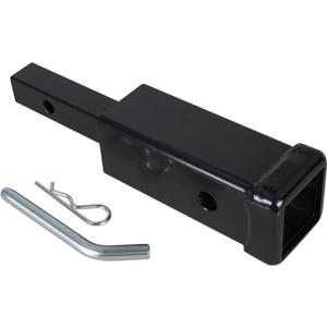 1-1/4 to 2" Hitch Adapter Solid Shank 1.25 to 2Hitch Adapter Include 1/2" Hitch Pin&Clip Set