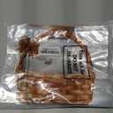 Fuutreo 25 Pcs Easter Plastic Bags with Handles and Zipper Closure, Clear Woven Basket Print, 8.7 x 11.6 x 3.7 in Large Easter Party Favor Bags for Classroom, Spring Events, Small Business Gift Treats