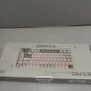 YUNZII B75 PRO Wireless Mechanical Keyboard,75% Layout with Knob,Hot Swap Gasket Structure,Creamy Pre-lubed Switches,RGB Backlit,Bluetooth/Type-C/2.4G for Win/Mac (Matcha Green, Milk Switch)