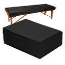 20 PCS Thick Massage Table Sheets Sets Disposable SPA Bed Sheets Non Woven Fabric Lash Bed Cover 31" X 70" Black
