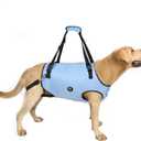 Coodeo Dog Lift Harness, Pet Support & Rehabilitation Sling Lift Adjustable Padded Breathable Straps for Old, Disabled, Joint Injuries, Arthritis, Loss of Stability Dogs Walk (Blue, M)