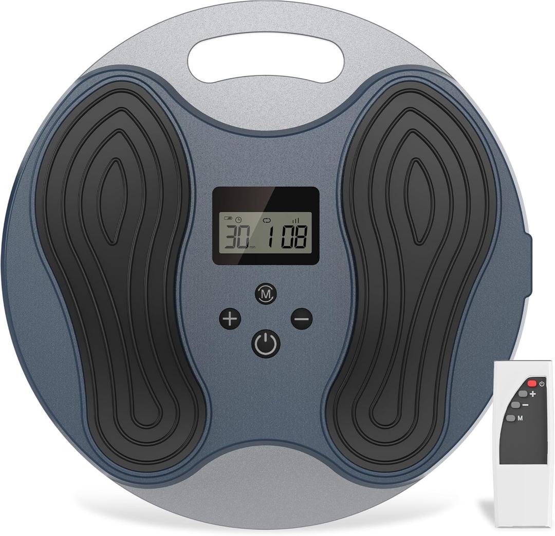 Foot Stimulator - EMS Muscle Stimulator, Rechargeable EMS Foot Massager for Neuropathy, TENS & EMS Foot Circulation Stimulator for Pain Relief/Circulation/Plantar Fasciitis,FSA HSA Eligible