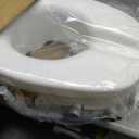Raised Toilet Seat with Handles for Seniors, 5-inch Rise