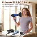 Diffuser Attachment for Hair Dryer,Universal Fits 1.4-3.2 Inch, Large Bowl