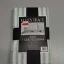 Ellen Tracy King 1 Quilted Sham 20x36 100% Polyester, Green