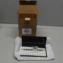 Alise Black Toilet Paper Holder with Shelf SUS304 Stainless Steel Adhesive Toilet Paper Roll Holder Bathroom Tissue Holder Storage Dispenser, Self Adhesive or Wall Mount Drilling (Single Rod)