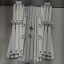 Foldable Portable Clothes Drying Rack for Indoor Air Drying, Collapsible Design, 14.5" D x 29.5" W x 41.8" H, White