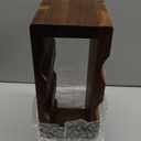 Jotboom 6 Bottle Wine Racks Countertop,Acacia Wood Wine Holder,Small Wine Rack for Inside Cabinet,Tabletop Wine Liquor Bottle Holder for Home Kitchen Bar