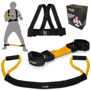 GYRO FITNESS | Shadow Boxer Pro | Boxing Resistance Bands Set for Shadow Boxing, Comes with Ankle Cuffs | Ideal Addition to Your Home Boxing Equipment