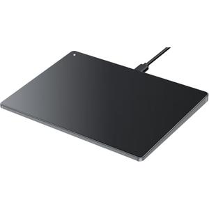 seenda Multi-Touch Trackpad, Tempered Glass Surface with High Precision Navigation, Ultra Slim Aluminum USB Wired Touchpad Mouse for Windows 10/11 Desktop/Laptop/Notebook Computer PC (Black)
