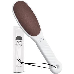 TSURULABO - Foot File, Effective & Easy-to-Use Alternative to a Foot Scrubber or Pumice Stone for Feet, Heel Scrubber for Grooming, White Dry Skin & Callus Remover with Hanging Loop TSURULABO - Foot File, Effective & Easy-to-Use Alternative to a Foot Scrubber or Pumice Stone for Feet, Heel Scrubber for Grooming, White Dry Skin & Callus Remover with Hanging Loop