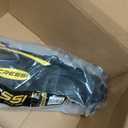 Cressi Palau Snorkeling Fins, Adjustable Open-Heel Fit, Black/ Yellow, S/ M