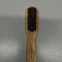 Bamboo Slick Back Hair Brush - Soft Bristles for Laying Down Edges & Glossy Finish | Mini/Trave Boar Bristle Brush to Style, Polish & Smooth Frizz for Baby Hair and Sleeks Ponytails/Buns