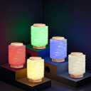 Night Light, Table Bedside Lamp for Kids, Dimmable Touch Lamp with 8 Brightness Levels and RGB Modes, Timer & Memory Function, Portable LED Night Light for Bedroom, Baby Nursery, Living Room, Outdoor