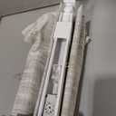 UNISHADES no Drill Cordless Roman Shades for Windows, 20" W 64" H - 100% Blackout - Linen - Beige