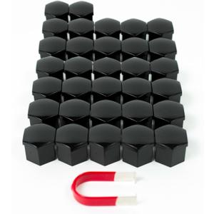 for Hummer EV SUV and Pickup Lug Nut Covers - 32 Glossy Black Wheel Nut Caps
