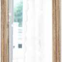 Rustic Mirror for Wall with Rectangle Wood Framed Decorative Hanging Mirrorrs for Bedroom Bathroom Living Room Dressing Room
, 16x20