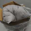 Favoyard Outdoor Seat Cushion Set 24 x 24 Inch Waterproof & Fade Resistant Patio Furniture Cushions with Removable Cover Deep Seat & Back Cushion with Handle and Adjustable Straps for Chair Sofa Couch (Dark Gray)