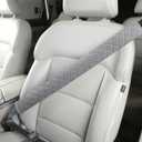 Extra Long Seatbelt Covers for Adults Kids Women & Men, Soft Car Seat Belt Strap Cushion for Sedan, SUV, Trucks, Shoulder Neck Chest Protector Pads, Auto Accessories, 1pc, Gray, 25.5in