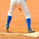 Youth Elite Baseball/Softball Socks & Belt Combo (3 Pairs of Socks with 1 Belt) (Red, S) 2 Pack