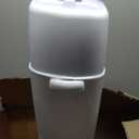 Diaper Genie Complete Diaper Pail (White) Includes 1 Refill (Holds 270 Newborn Diapers) & 1 Carbon Filter