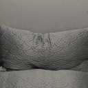 2 Grey Pillow 32"x 16"