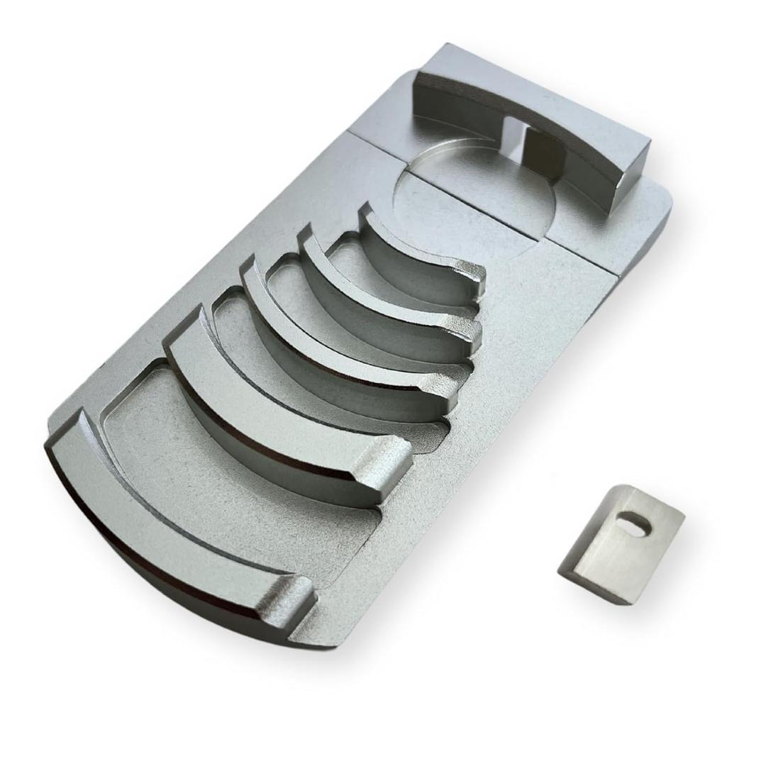 Deburring Tool for Plastic Pipe, Professional PVC Pipe Deburring & Chamfer Tool for 6 Sizes (1-1/4 to 4-Inch) with Sharp Blade - Plastic Pipe Reamer for Smooth Edges and Enhanced Adhesion