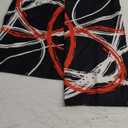 Red and Black Throw Pillow Covers 18x18 Set of 2 Grey Modern Abstract Decorative Pillow Cases Soft Velvet Geometric Two Sides Pattern Decor for Sofa Couch Living Room Bedroom Home Outdoor