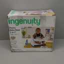 Ingenuity Baby Base 2-in-1 Booster Feeding and Floor Seat with Self-Storing Tray - Peony