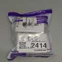 VCE 3 Port Keystone Wall Plate UL Listed (10-Pack), Single Gang Wall Plates for RJ45 Keystone Jack and Modular Inserts, White